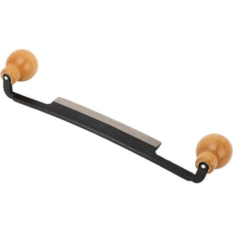Coltello a trazione retta, rasoio a doppio manico in legno antiscivolo con lama in acciaio al tungsteno per la lavorazione del legno, lame da 155 mm (1/3)