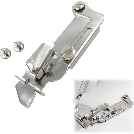 Reliure pour Machine à Coudre,Pied De Biche Machine A Coudre,Acier Inoxydable RéGlable,Multifonctionne Rolled Sewing PièCes,Accessoires Coudre pour Domestique Industriel,Machine à Coudre/Reliure