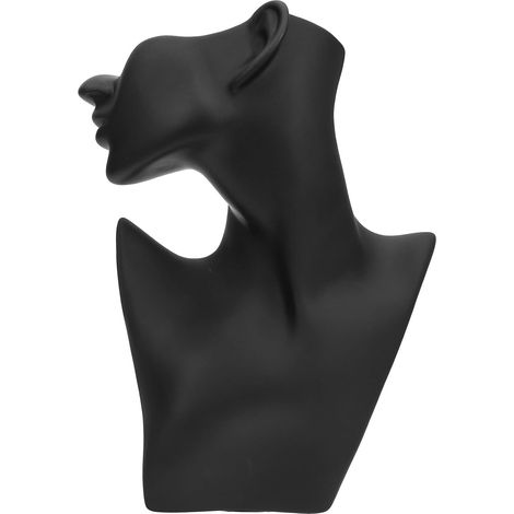 Présentoir à Colliers et Support à Bijoux en Résine Noire, Design Simple et Élégant, Évite L'emmêlement des Colliers, Rangement Soigné, pour Vitrines et Salons Professionnels (1/5)