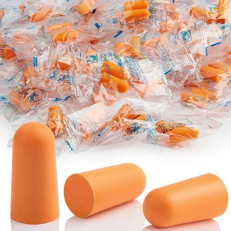 200x Pièces de Bouchons d'Oreilles Isolant Phonique - Protection Auditive pour Dormir Étudier Voyager (1/5)