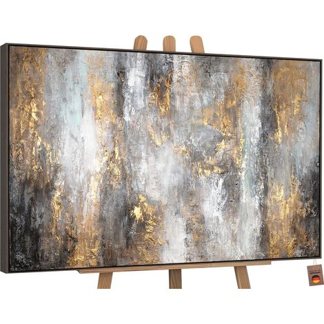 Gemälde Milchstraße II Rahmen Grau 120x80 cm (1/5)