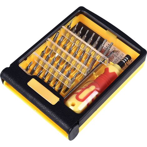 Jeu de tournevis multi-embouts en acier CR-V pour la réparation de téléphones, ordinateurs portables et ordinateurs. (1/5)