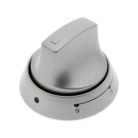 Knob 6 Heat Alum/graphite for Hotpoint Cookers and Ovens (1/4)