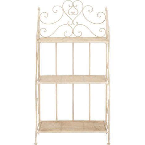 Étagère extérieure Moderne Métal, Pearl White (1/5)