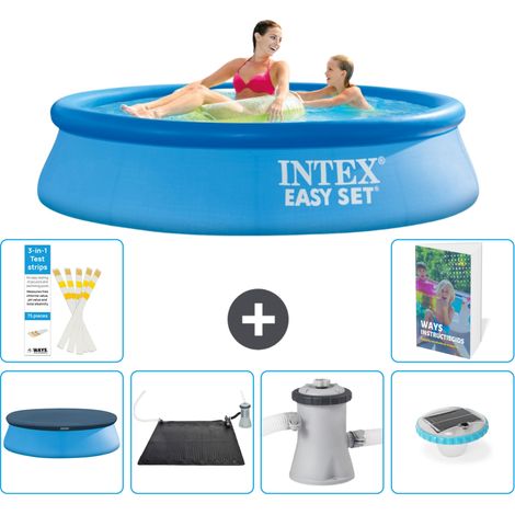 Easy Set Pool Rund - 244x61 cm - 7-teilig S154