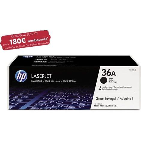 Tóner Original HP nº36A Multipack/ 2x Negro (1/5)