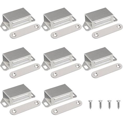 Magnetische Saugnäpfe für Schranktüren und Schubladen – 10 kg starke Schrankmagnete (8 Stück) (1/2)