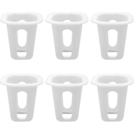 50pcs Plastic Garden Net Cup Set Planting Baskets Cup Set Garden Net Slotted Nursery Net Pots for Growing Hydroponic Aquaponics Orchid