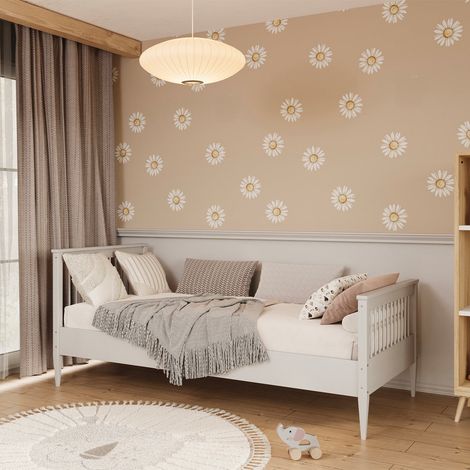 Cama 90x200 con somier Emilia Blanco (1/4)