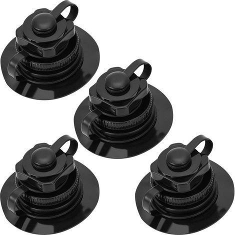 4 Pcs Boston Valve, One-way Universal Fit Air Valve pool Slipping Dinghy Raft Kayak Pool Five-sided Airbeds, Decker (1/5)