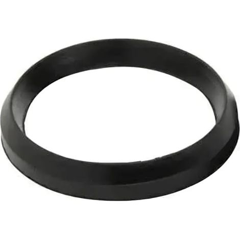 Joint à lèvre biconique pour WC encastré - 1 Pièce - Caoutchouc Noir - Étanchéité Tube Rinçage - Pour Chasse d'Eau Murale - Ø Int 45mm (1/4)