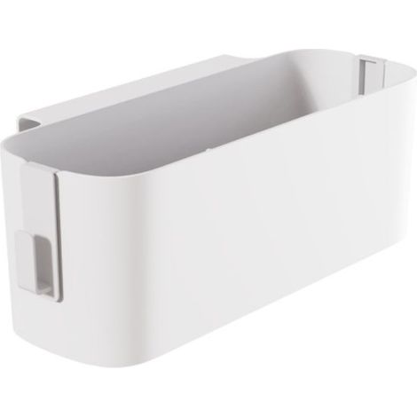 étagère de chevet collège dortoir chevet panier de rangement suspendu panier gratuit poinçonnage chevet étagère de rangement boîte de rangement de bureau(blanc) (1/5)