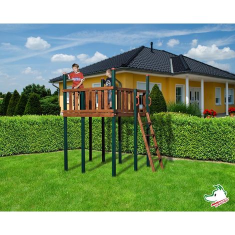 Spielturm 816 B mit Rutsche Maße: B 160xT 167xH 250 cm