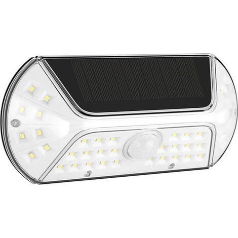 Solarleuchte für den Außenbereich mit 40 LEDs, Bewegungsmelder, wasserdicht, kabellos, für Garage, Hof und Terrasse
