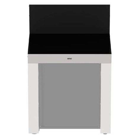 Comptoir de cuisine eno Modulo noir 80 cm acier inoxydable (1/3)