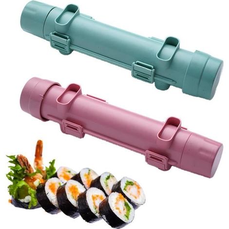 Set mit 2 Sushi-Formen, multifunktionales Sushi-Zubereitungsset, Sushi-Roller, Sushi-Roller-Set, Sushi-Form (1/4)
