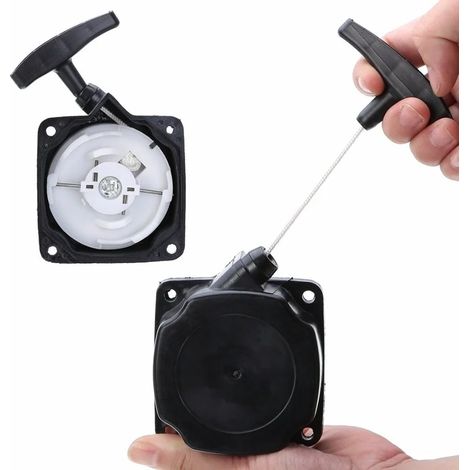 Démarreur universel à tirette pour débroussailleuse, moteurs 40-5, 44-5, 33 cm³, 36 cm³, 43 cm³, 49 cm³ et 52 cm³. Outils de jardin portables et durables.-WOODTOR (1/5)