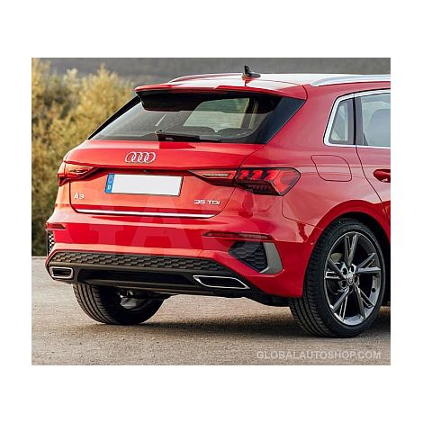 Garniture chromée pour le hayon de coffre d'une Audi A3 Sportback (à partir de 2020) (1/5)
