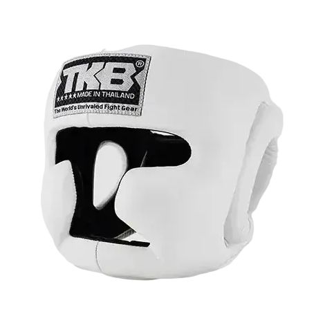 Casque de boxe intégral Top King blanc XL (1/5)