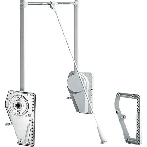Elevador de ropa Duo Lift 18 acero, plástico HETTICH