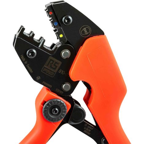 Pince à sertir RS PRO pour Isolé (bleu/rouge/jaune) ( Prix pour 1 ) (1/3)