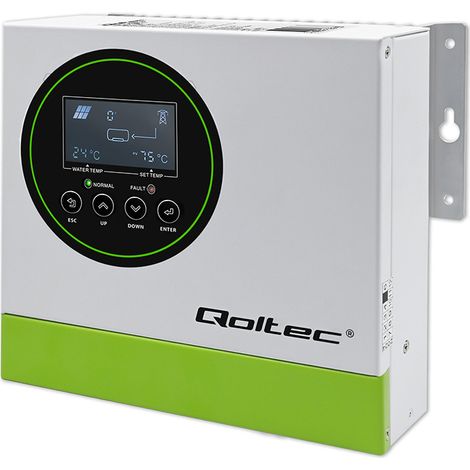 Convertidor de calentamiento de agua solar Qoltec Inverter ECO Solar Boost  MPPT  Bypass  LCD  4 kW (1/5)