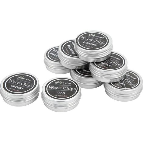 Kit de Fumage pour Cocktails - 8 Pièces de Copeaux de Bois pour Whisky et Boissons Fumées (1/5)