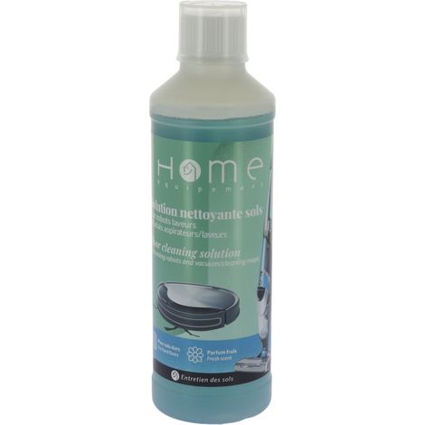 Home Equipement – Détergent nettoyant 500ml pour balai et robot laveur – Nettoyage en profondeur – Odeur de fraîcheur – Compatible tous modèles