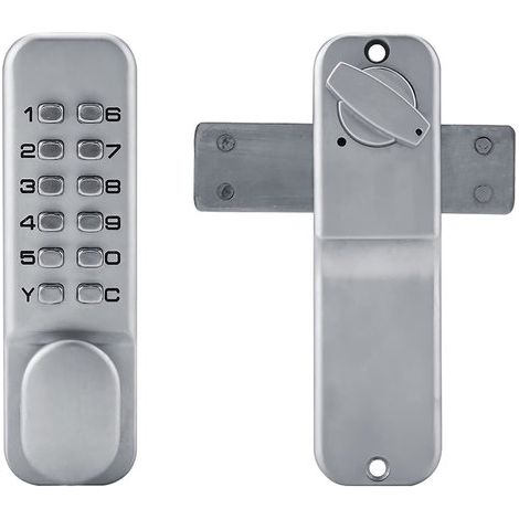 Allecto - Cerradura de combinación para armarios - Cerradura de seguridad - Contraseñas únicas (1/5)