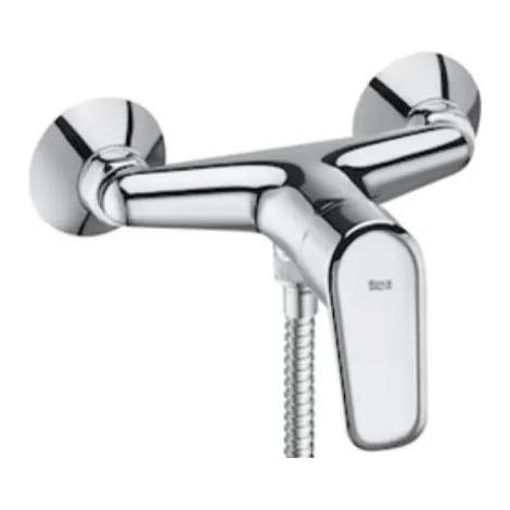 Roca ADELE Wand-Duschmischer verchromt modernes Design