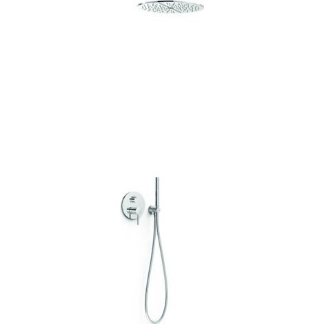 Kit mitigeur encastré 3 voies Rapid‑box pour douche Study Chrome - TRES 26237301