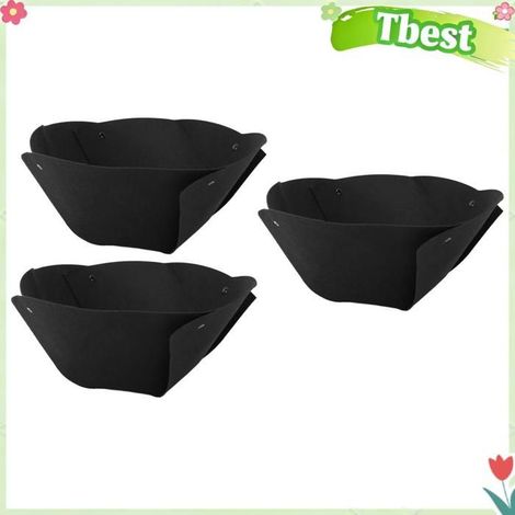 Tbest Doublure de jardinière demi-ronde 3 pcs Demi-Rond Doublure de Jardinière Demi-Cercle Doublure de Pot jardin moteur 12 pouces (1/5)