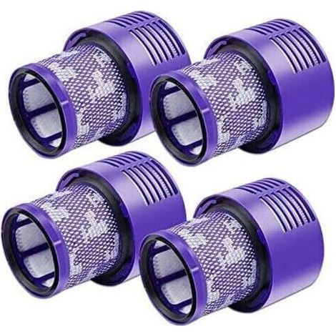 Lot de 4 filtres V10 pour aspirateur Dyson, lot de 4 filtres de rechange pour aspirateur Dyson V10, V10 Absolute, V10 Animal, V10 Motorhead, SV12 pièce de rechange P/N 969082-01.. (1/4)