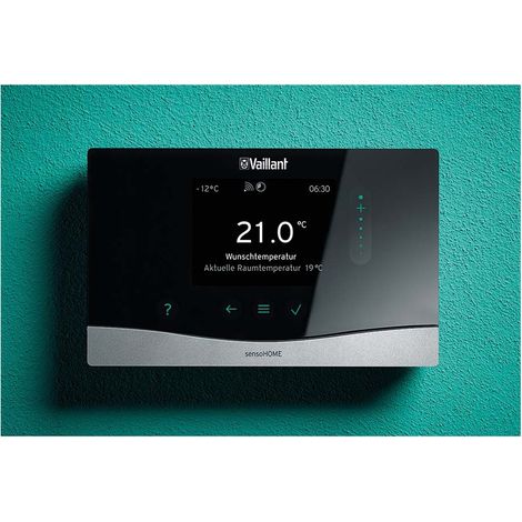 Chronothermostat modulant câblé – Gestion de chauffage connecté – Compatible chaudières à condensation Vaillant – Fonctionnement intuitif (1/4)