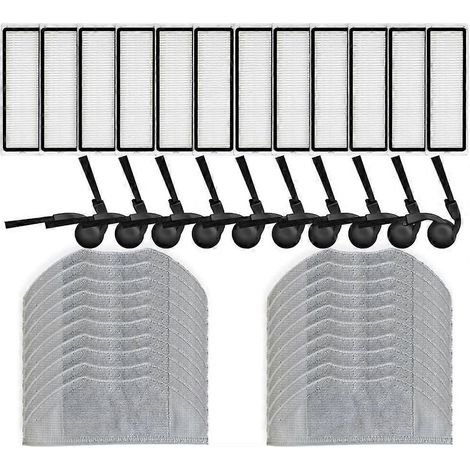 Accessoires pour aspirateur robot Xiaomi S40 / OV81 : brosse latérale, filtre HEPA et lingette de nettoyage (1/5)