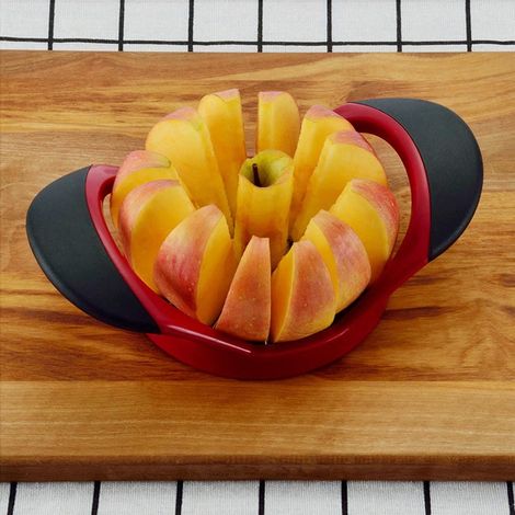 Coupe-Pomme - Découpeur-Centreur-Éplucheuse - 12 Lames En Acier Inoxydable - Pour Pommes Et Poires - 1 Pièce (1/5)