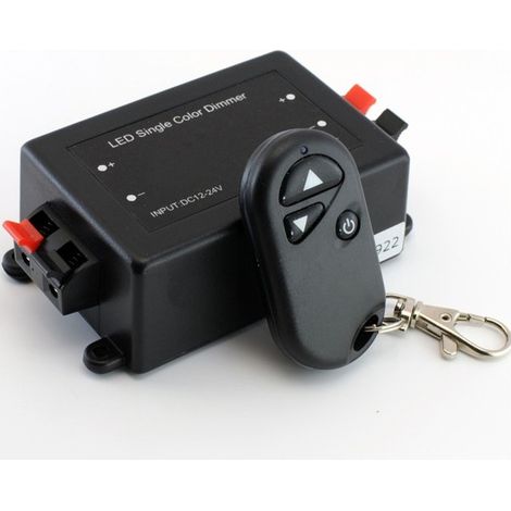 Controlador de tira LED regulable V-TAC con control remoto de 3 teclas (máx. 96 W)