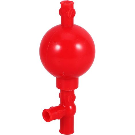 Poire de Liquides Silicone de et Rouge Trois de Pipette Remplissage en Valves, Haute Capacité D'absorption Résistance à L'usure Transfert pour en Laboratoire (1/5)