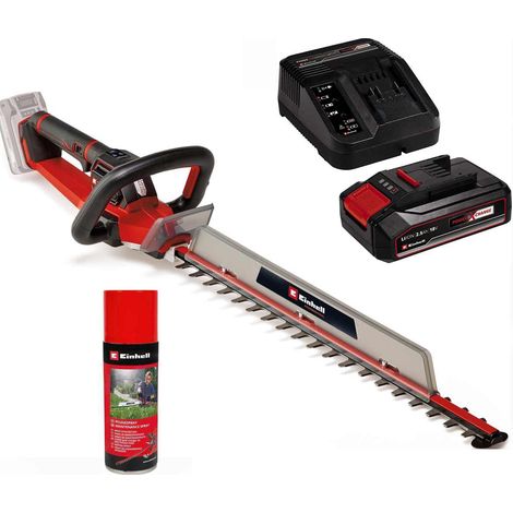 Einhell Pro Akku-Heckenschere GP-CH 18/61 Li BL- ABS mit Akku 18V + Pflegespray