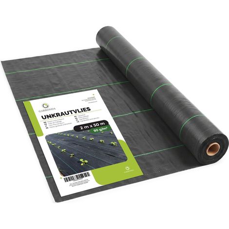 Garronda 90 g/m² 2 x 50 m 100m² Unkrautvlies PP Gewebe Gartenvlies GD-0193 (1/5)
