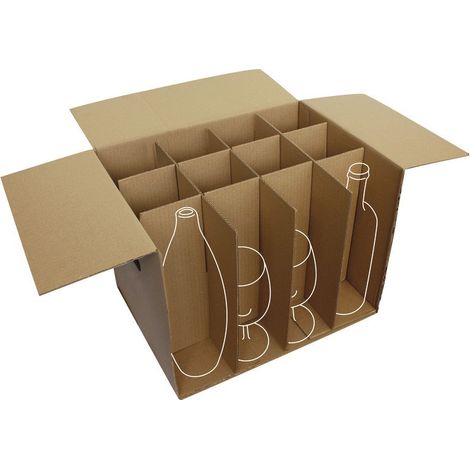 Croisillons sépare verres pour carton de 36L