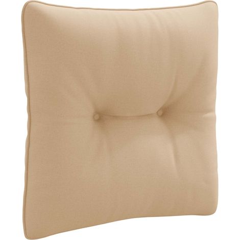Coussin de dos PUTTEN 100 % polyester Sable 40 x 40 x 10 cm – canapé (1/5)