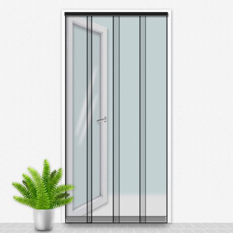 Moustiquaire de fenêtre 100x220 cm – Fibre de verre – Barrière efficace contre les insectes – Installation facile – Confortex (1/5)