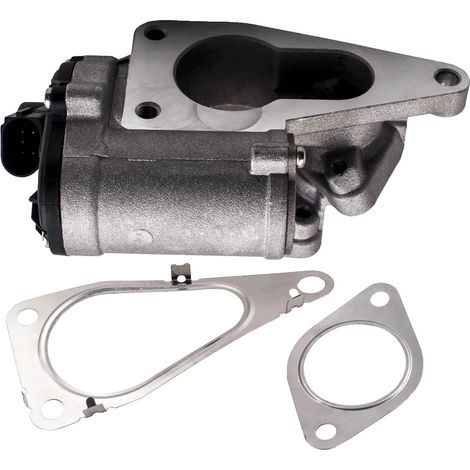 Válvula EGR de gases de escape, construcción metálica, dimensiones 15,5 cm x 10 cm x 5 cm, compatible con Renault Scenic MK II 2003-2015, recirculación eficiente de gases de escape, instalación de aju (1/5)