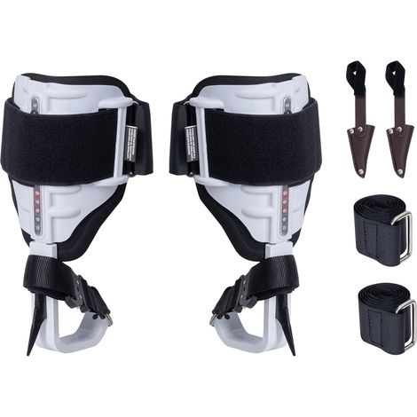 Mophorn Ramponi per Arrampicata sugli Alberi, 1 Paio di Speroni da Arrampicata in Alluminio, Capacita di Carico di 350 libbre Attrezzatura per Arrampicata sugli Alberi con Cinghie e Protezioni (1/5)