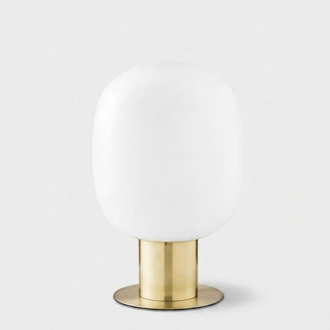 Tischlampe aus Metall und Glas Fellini 30 - Gold (1/3)