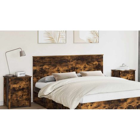 Kopfteil Geräucherte Eiche 100 cm Holzwerkstoff