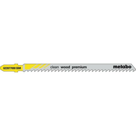 Metabo - Set di lame per legno, lunghezza 105 mm, 5 pezzi 623977000
