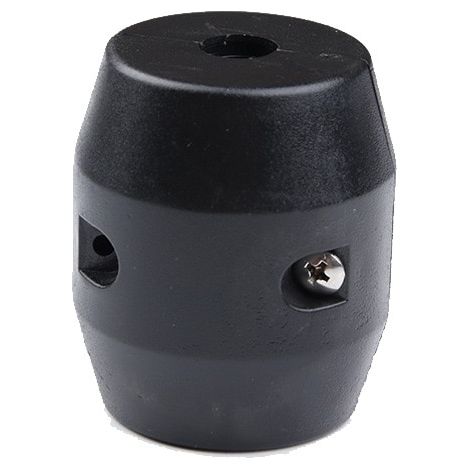 1 boule de lestage pour robinet, plastique résistant aux hautes températures, noir, pour tuyaux en nylon et acier inoxydable (1/2)