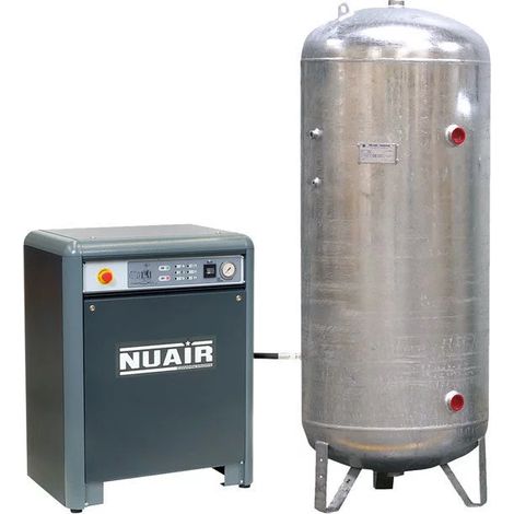 Compresseur d'air insonorisé 7,5 CV 500 L 13 bar NUAIR (1/2)